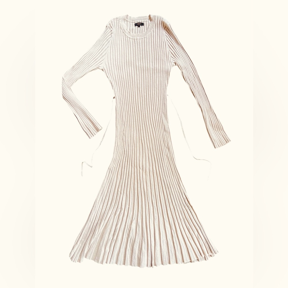 Quince Cotton Cashmere Rib Knit Dress